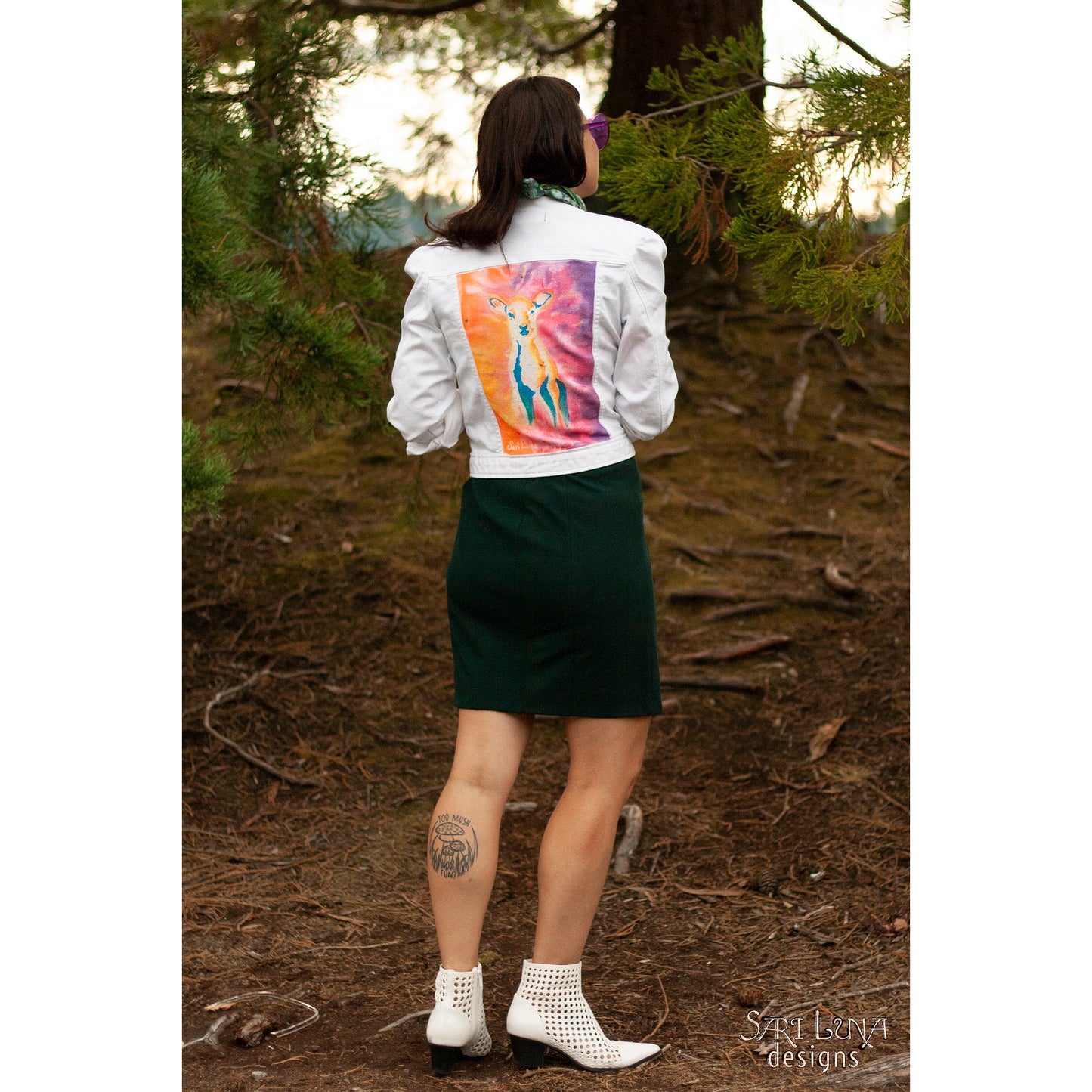 Lamb Portal UV Reactive HAND-PAINTED JACKET