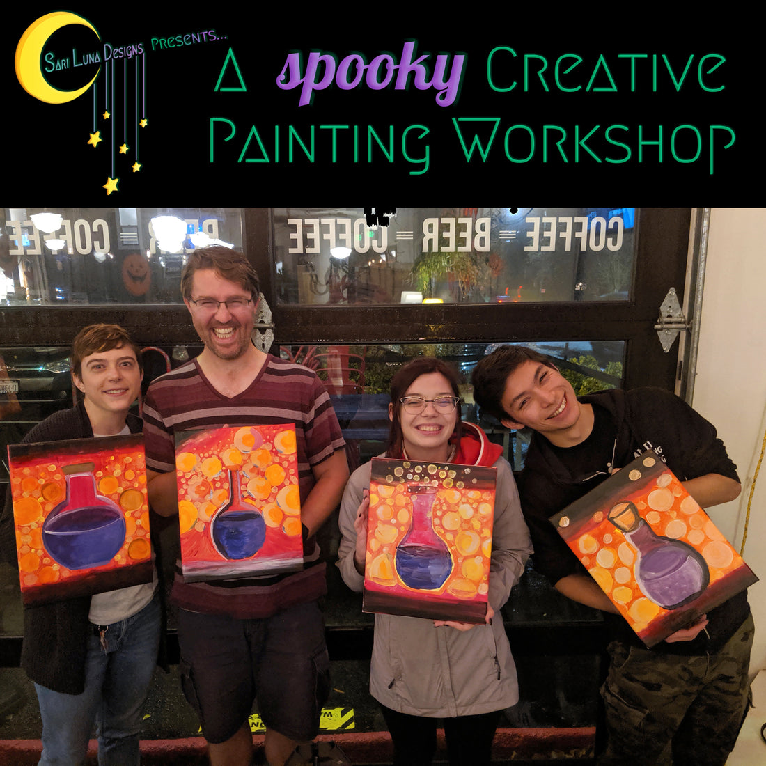 Halloween Creative Painting Workshop & DIY Tutorial